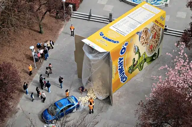 Publicidad btl Crunchy