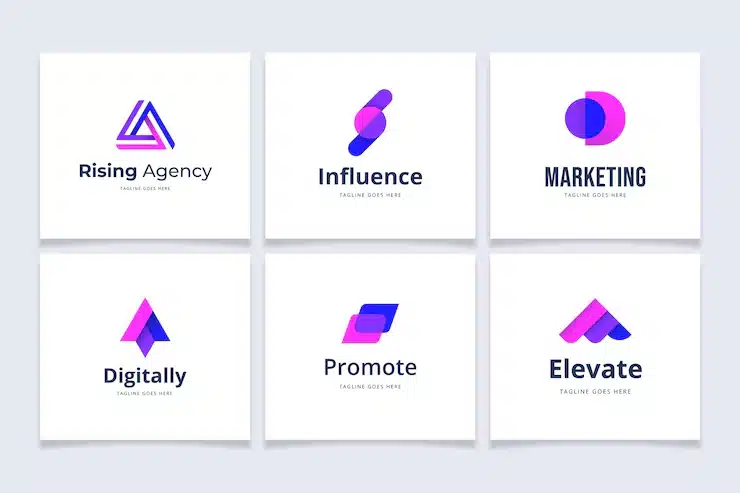 logo para crear agencia de marketing