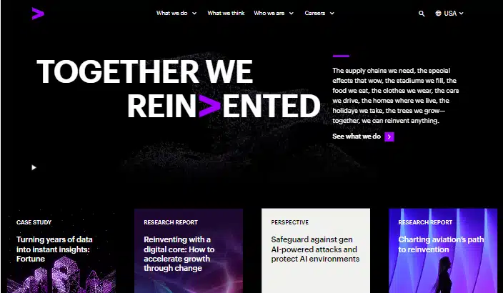 sitio web accenture