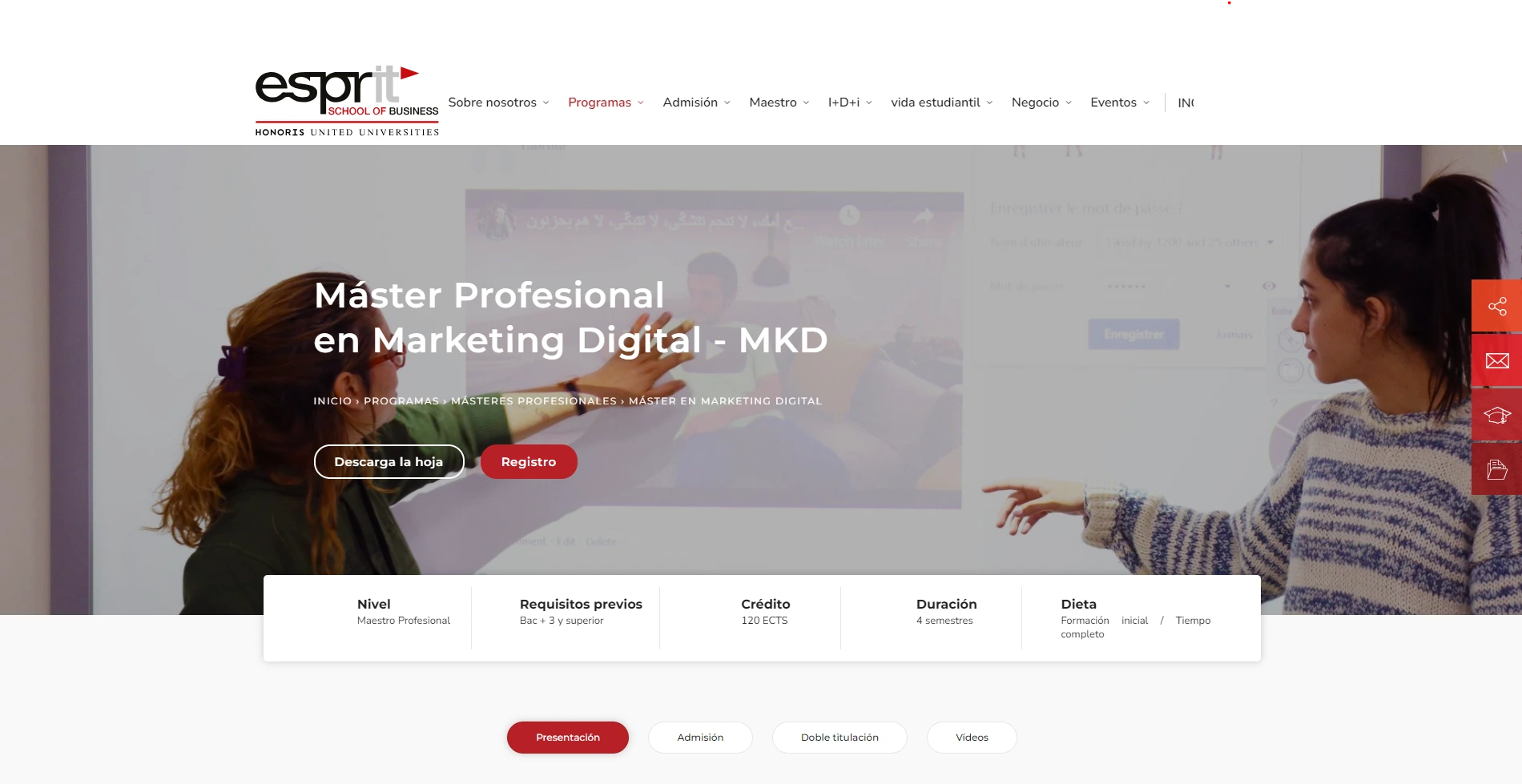 Master en marketing digital en Tunisie