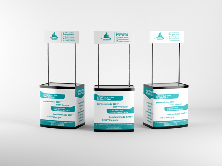 stand publicitario portatil